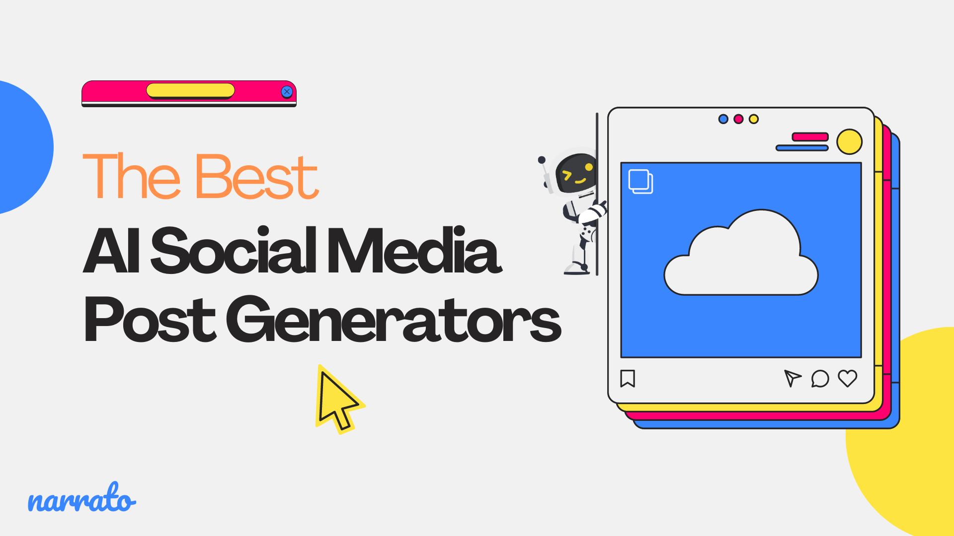best AI tools for generating social media posts